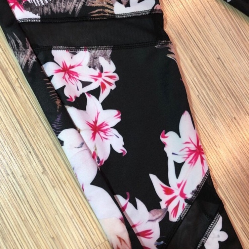 FLORAL PRINT LEGGINGS - Picture 8 of 8